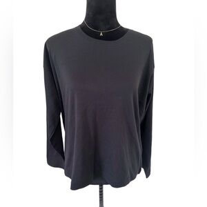 Women’s Black Longsleeve Eskandar Top